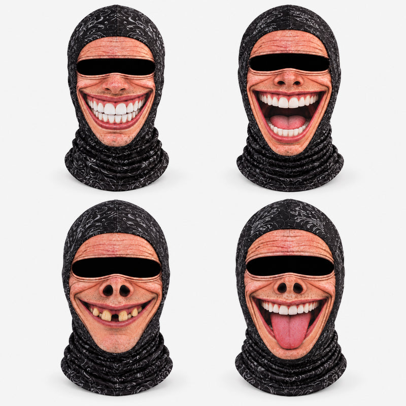 Divertente maschera da sci per avventure sulla nev