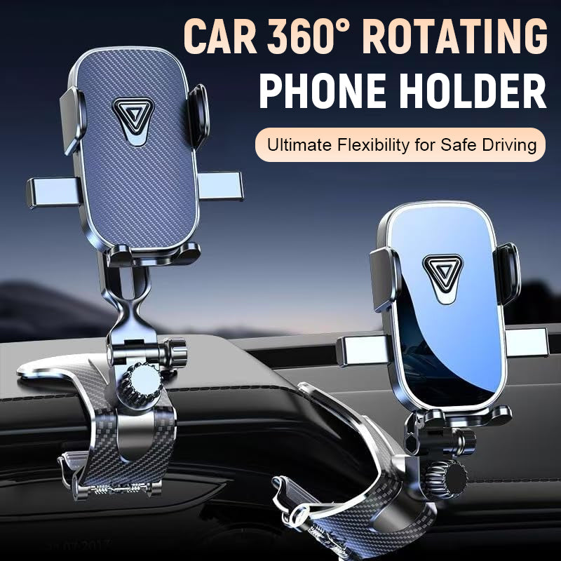 🚗 Supporto per telefono rotante a 360° per auto✨Ultima flessibilità per una guida sicura✨