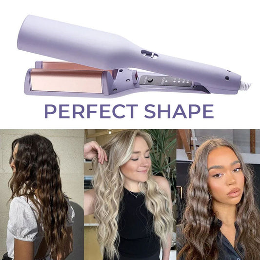 Ferro arricciacapelli da 32 mm con onda francese a V