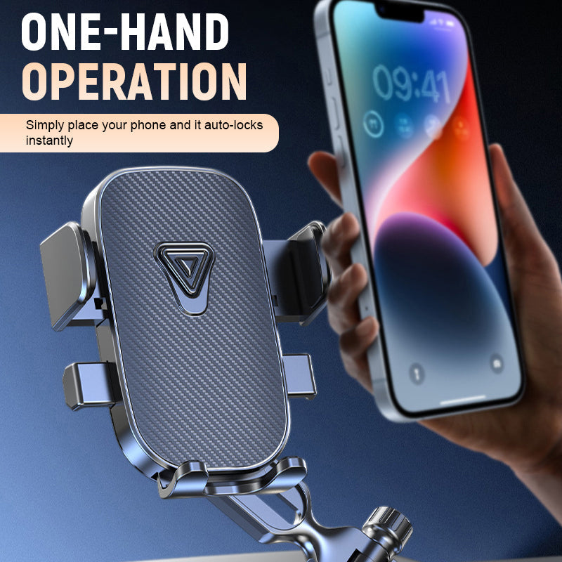 🚗 Supporto per telefono rotante a 360° per auto✨Ultima flessibilità per una guida sicura✨