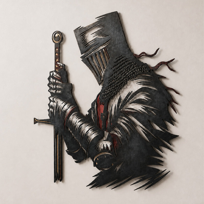 ⚔️Decorazione da parete “Cavaliere medievale” – Il cavaliere guardian