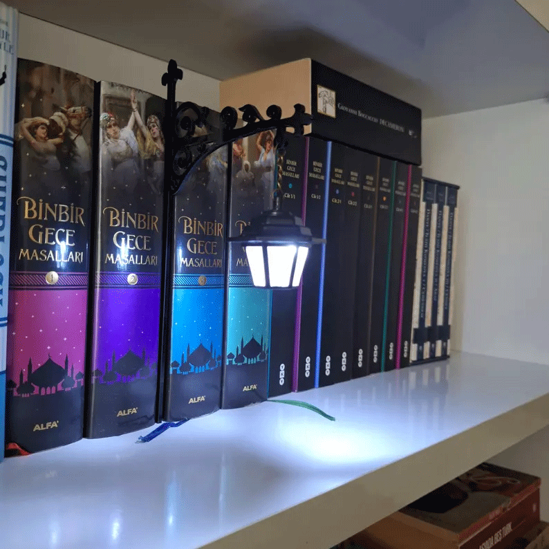 Lanterna da biblioteca - Illuminazione decorativa per libreri
