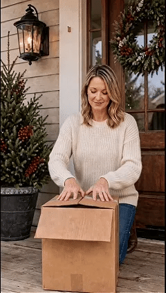 ⏳ Ultimo giorno con il 49% di sconto – 🎄MerryCascade™: decorazione luminosa da appendere alla porta per Natale | 6 modelli festosi con luci✨