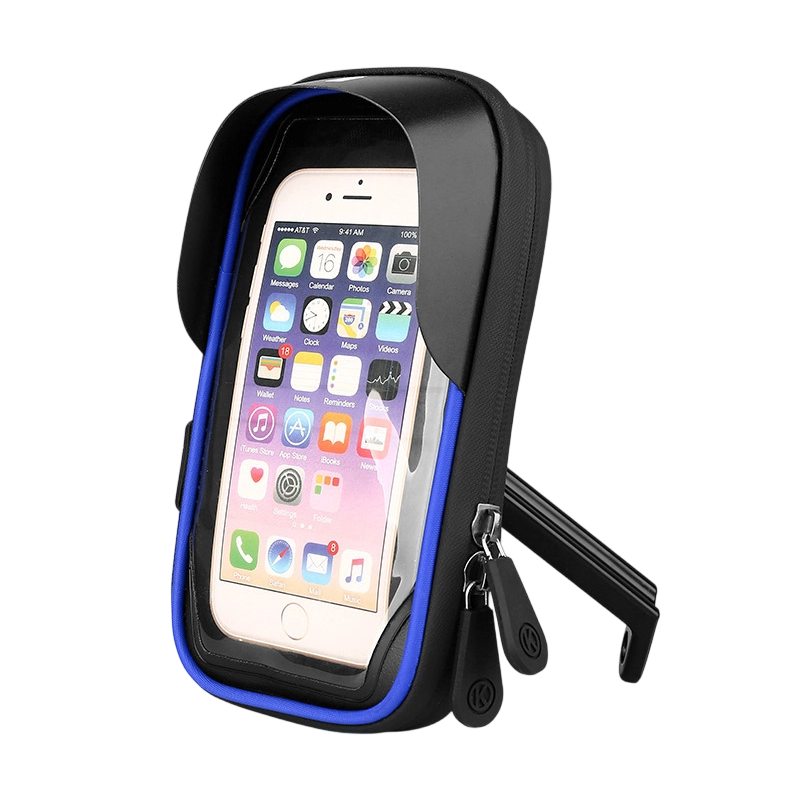 Borsa impermeabile con supporto per cellulare da biciclett