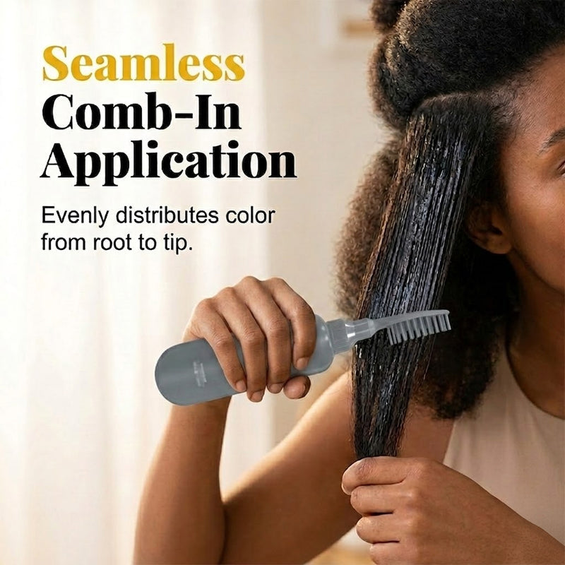 ✨ SCONTO DEL 50% A TEMPO LIMITATO! 🌿 Tinta per capelli a base vegetale da applicare con il pettine – Facile da usare, copre i capelli bianchi, formula nutriente