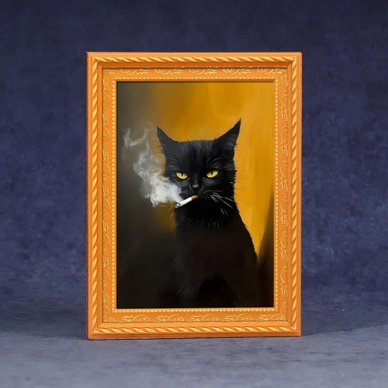 🌹 Calamite da frigo a forma di gatto - Decorazioni con cornice a forma di gatto per la casa e l'ufficio 🐱✨