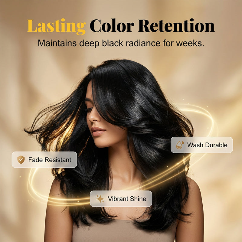 ✨ SCONTO DEL 50% A TEMPO LIMITATO! 🌿 Tinta per capelli a base vegetale da applicare con il pettine – Facile da usare, copre i capelli bianchi, formula nutriente