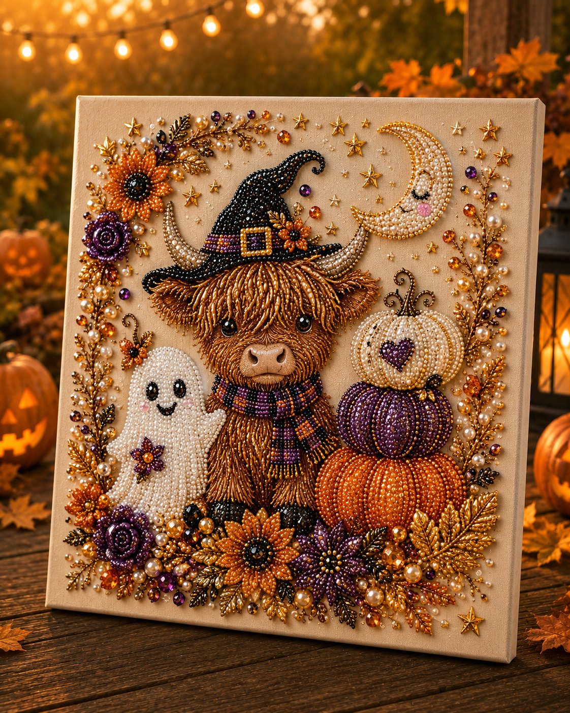 👻✨ Kit fai da te “Halloween Pearl Art” – Trasforma piccole perline in una magia inquietante e carina