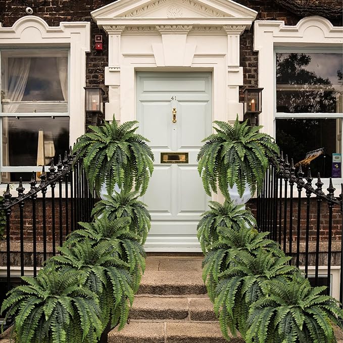 🌱 Felce di Boston artificiale realistica resistente ai raggi UV