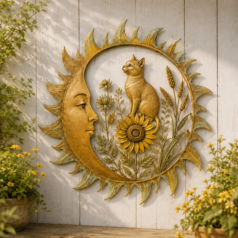 🌞 Collezione di decorazioni da parete “Vintage Sun Garden