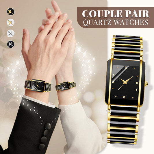 ⌚ Orologio da moda quadrato in ceramica con movimento al quarzo