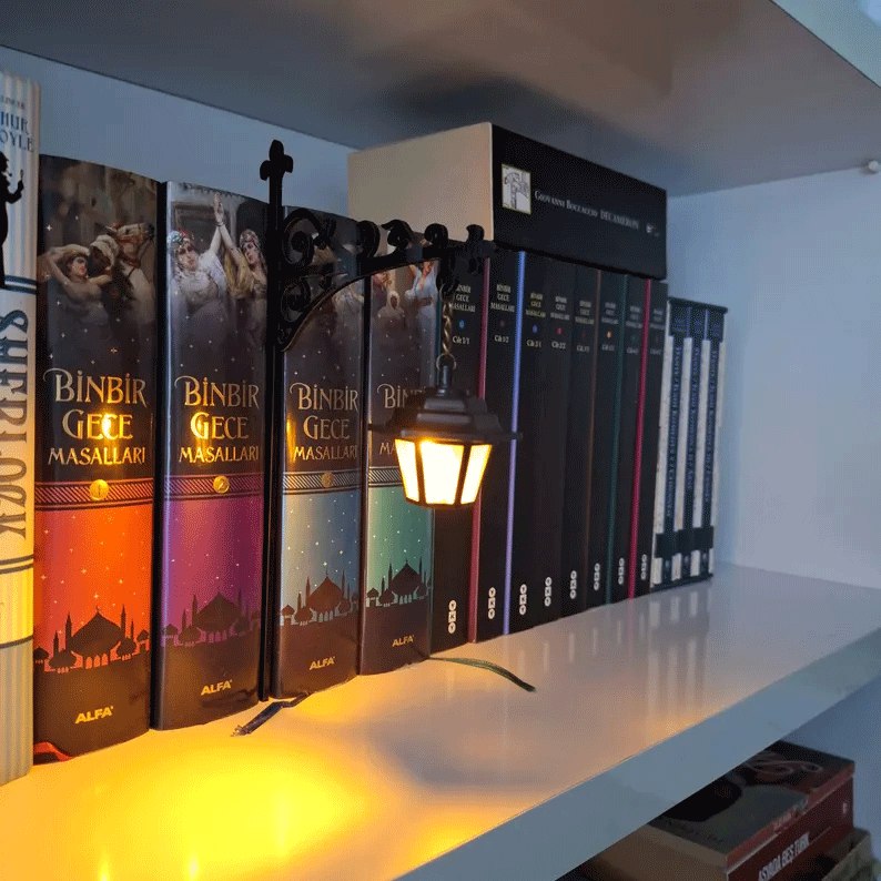 Lanterna da biblioteca - Illuminazione decorativa per libreri