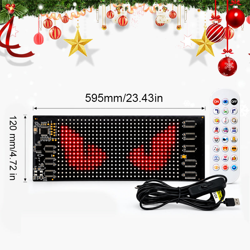 Display LED pixel natalizio intelligente controllato tramite ap