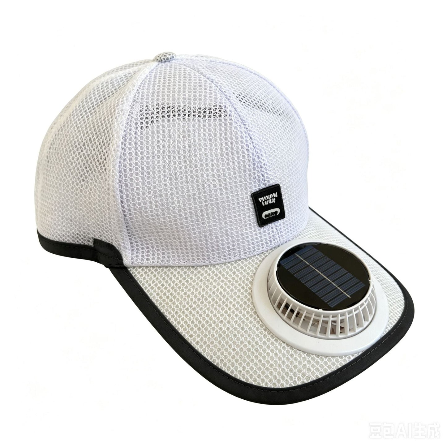Cappellino con ventola alimentata a energia sola