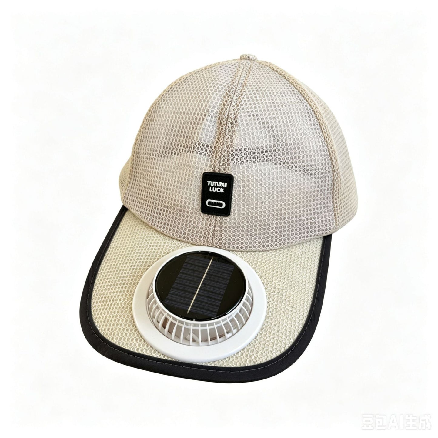 Cappellino con ventola alimentata a energia sola