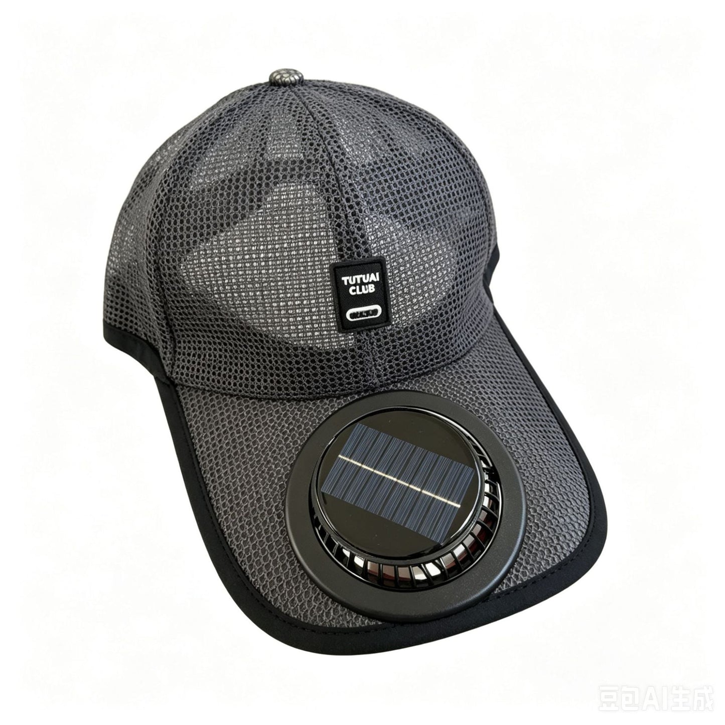 Cappellino con ventola alimentata a energia sola