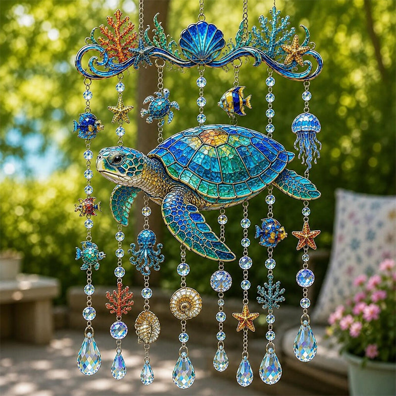 Cattura-sole “Sparkling Ocean Escape” per il tuo giardino