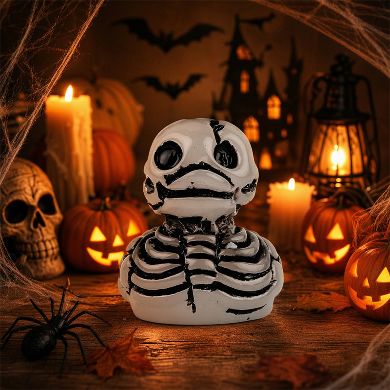 🎃🐤 Mini paperelle in resina per Halloween — 12 modelli spettrali, decorazioni minuscole da 1 pollice