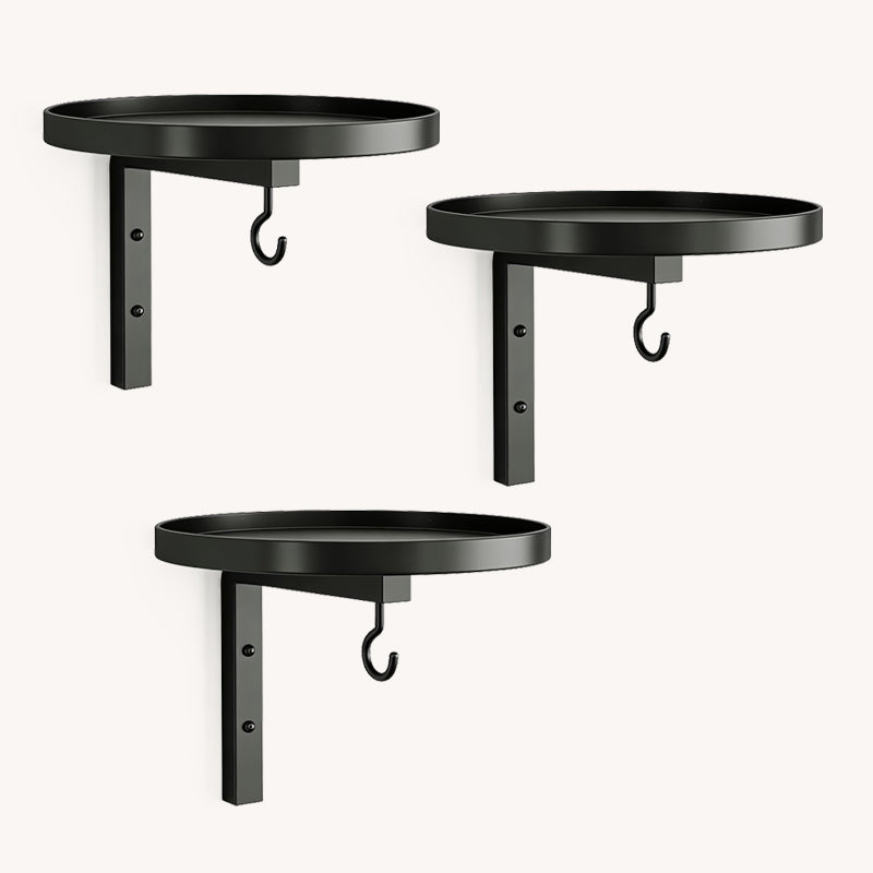 Vasca da Bagno & Mangiatoia per Uccelli da Parete con Gancio, Decorazione Giardino Esterno, Facile Installazione