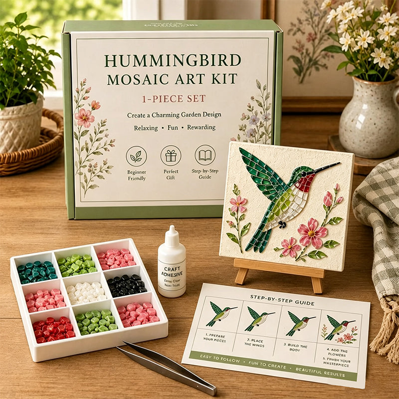 🌻🏡 Kit fai da te per mosaico da giardino in stile cottage: crea il tuo capolavoro
