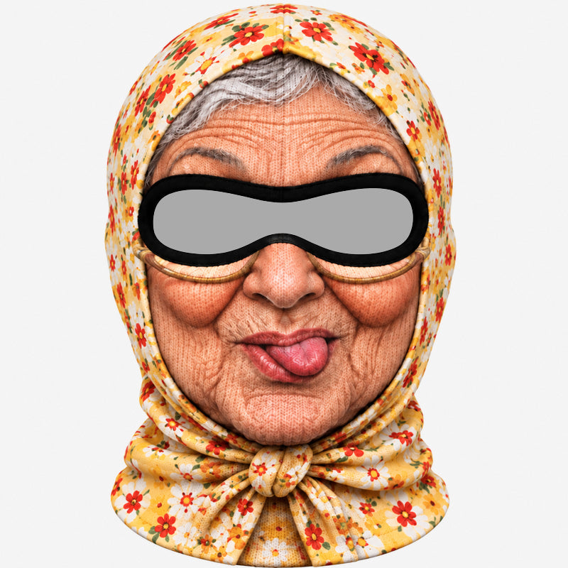 Divertente passamontagna da nonna per feste e regali scherzos