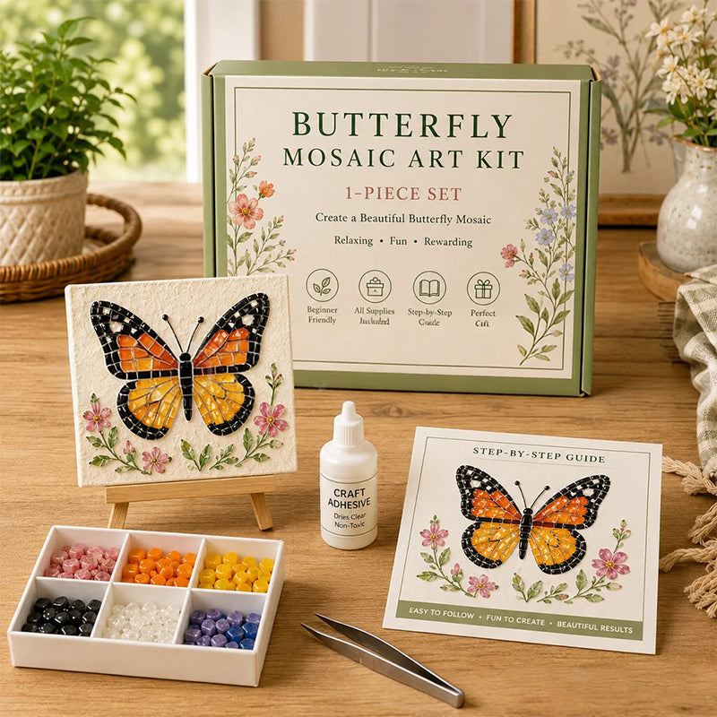 🌻🏡 Kit fai da te per mosaico da giardino in stile cottage: crea il tuo capolavoro