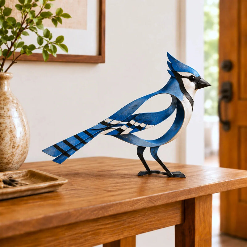 🕊️Scultura in metallo a forma di uccello per l'arredamento della cas