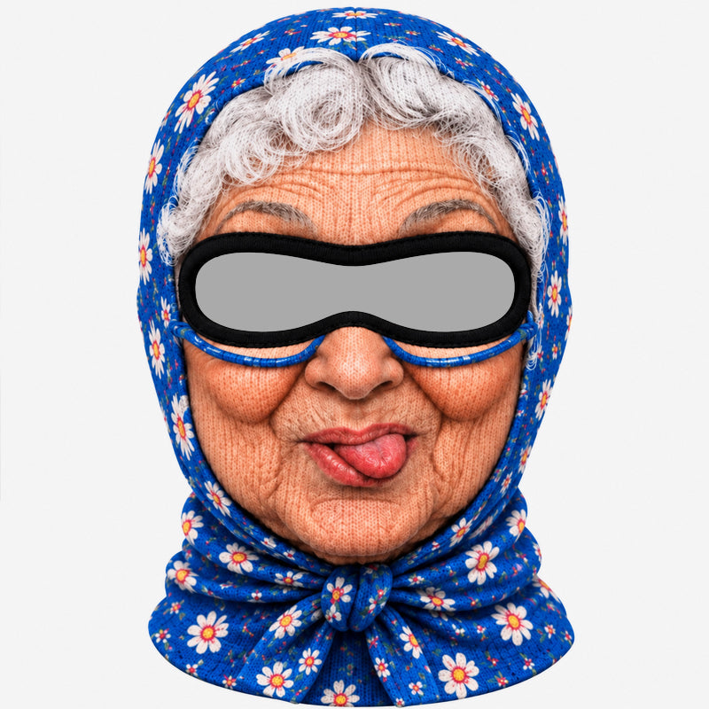 Divertente passamontagna da nonna per feste e regali scherzos
