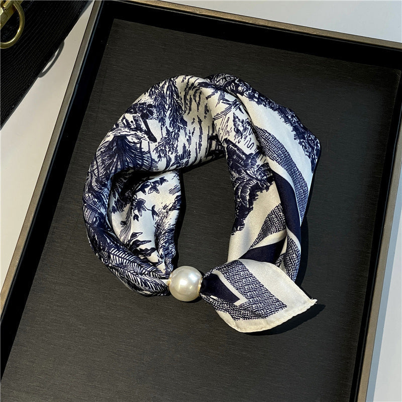 🤍 Collana con sciarpa di perle e chiusura magnetica - Chiusura magnetica, stile istantaneo in pochi secondi! ✨📦