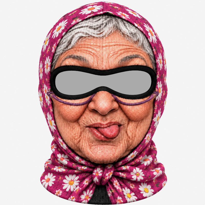 Divertente passamontagna da nonna per feste e regali scherzos