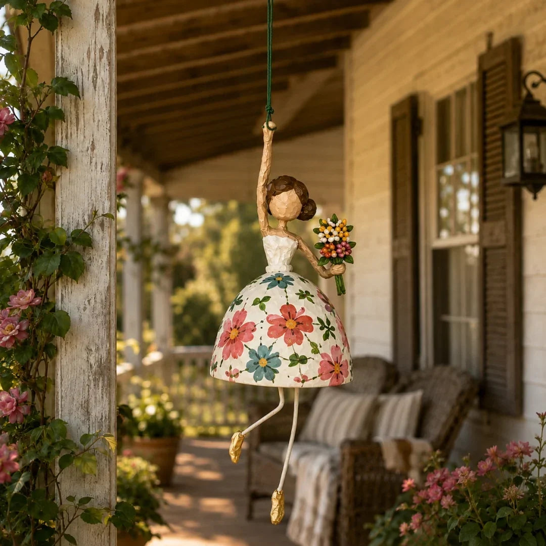 💃🌸 Fai danzare il tuo spazio — Decorazione da appendere con una ballerina stravagan