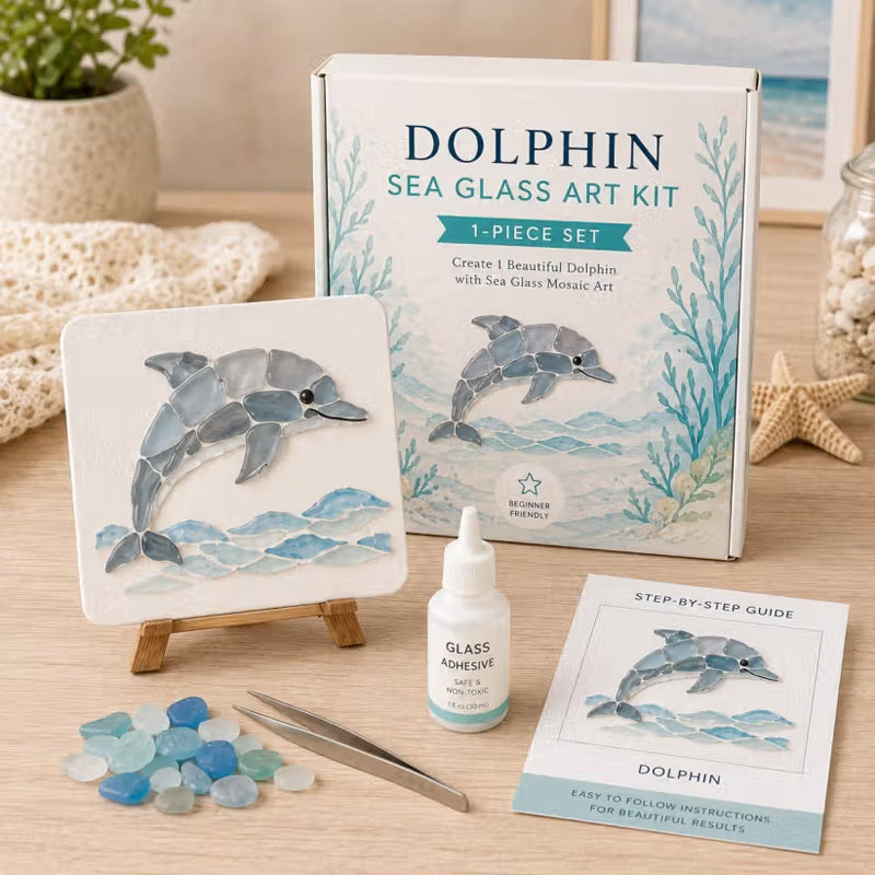 🌊✨ Kit artistico fai-da-te a tema oceano: crea uno splendido capolavoro a mosaico