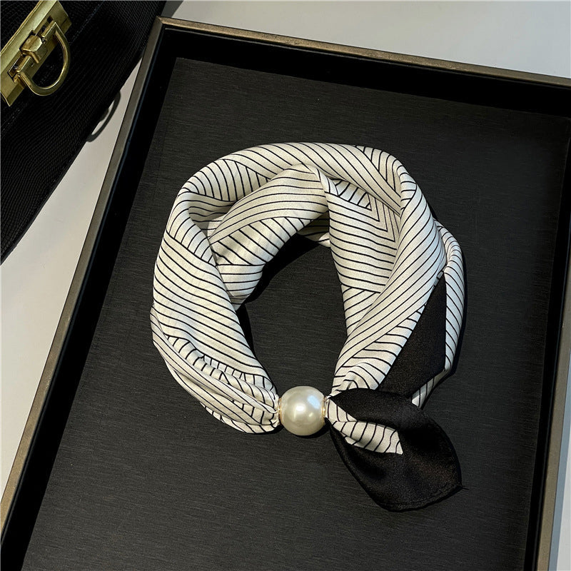 🤍 Collana con sciarpa di perle e chiusura magnetica - Chiusura magnetica, stile istantaneo in pochi secondi! ✨📦