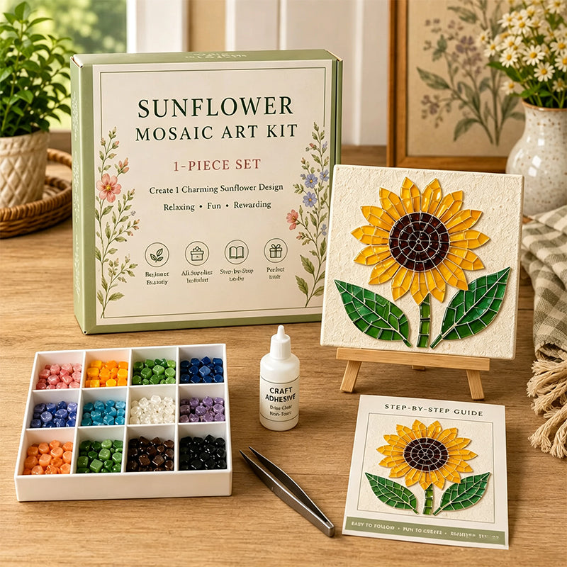 Kit per la realizzazione di un mosaico a forma di annaffiatoio