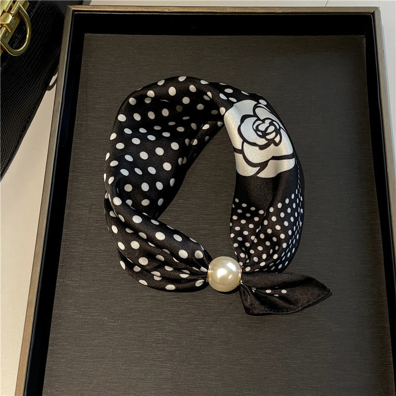 🤍 Collana con sciarpa di perle e chiusura magnetica - Chiusura magnetica, stile istantaneo in pochi secondi! ✨📦