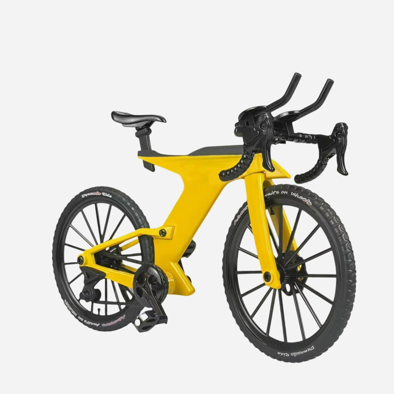 Modello da collezione in lega di una mountain bike con sospensioni anteriori e posterior