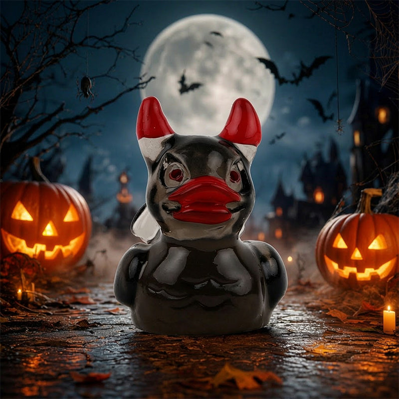 🎃🐤 Mini paperelle in resina per Halloween — 12 modelli spettrali, decorazioni minuscole da 1 pollice
