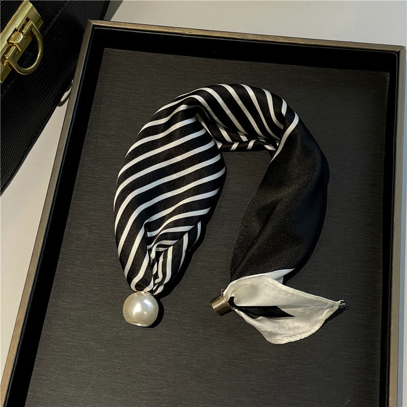 🤍 Collana con sciarpa di perle e chiusura magnetica - Chiusura magnetica, stile istantaneo in pochi secondi! ✨📦