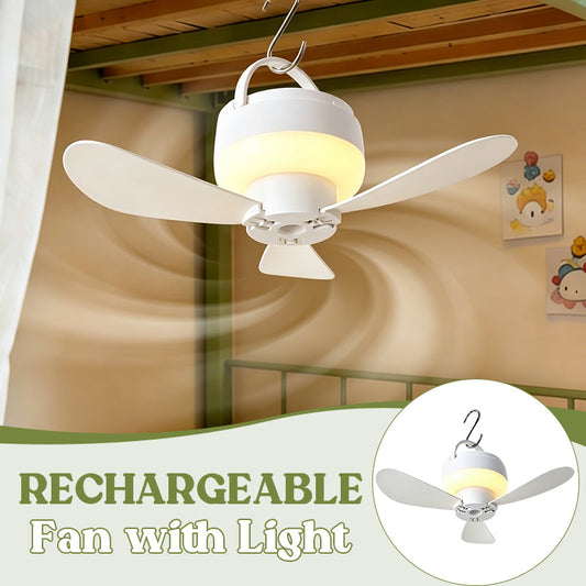 Ventilatore ricaricabile con luc