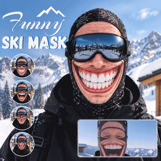 Divertente maschera da sci per avventure sulla nev