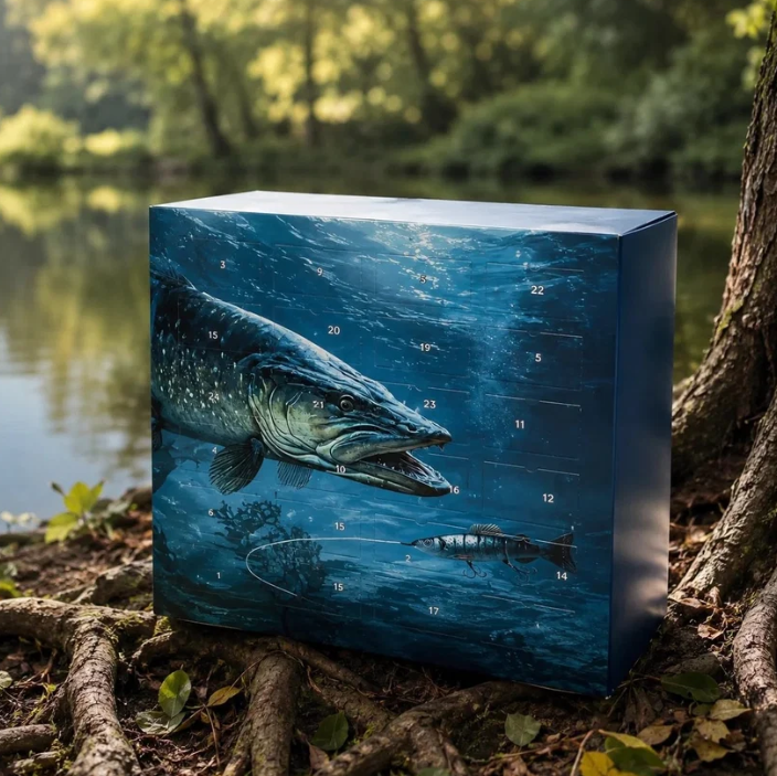🎣 24 giorni di sorprese di pesca: il regalo di Natale perfetto per gli appassionati di pesca.