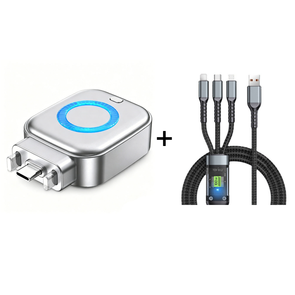 ⚡ Caricabatterie super veloce da 140 W con spegnimento automatico tramite IA – USB-C PD3.1 – Protezione intelligente della batteria – Universale per iPhone, MacBook e table