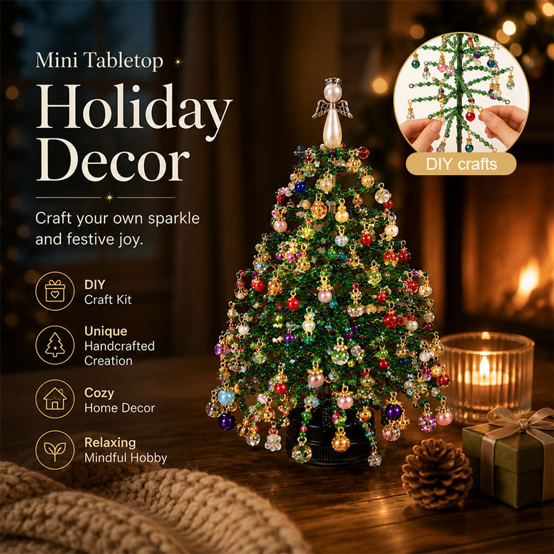 Kit fai da te per albero di Natale con perlin