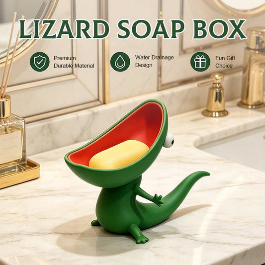 🦎Scatola per sapone “Lucertola”