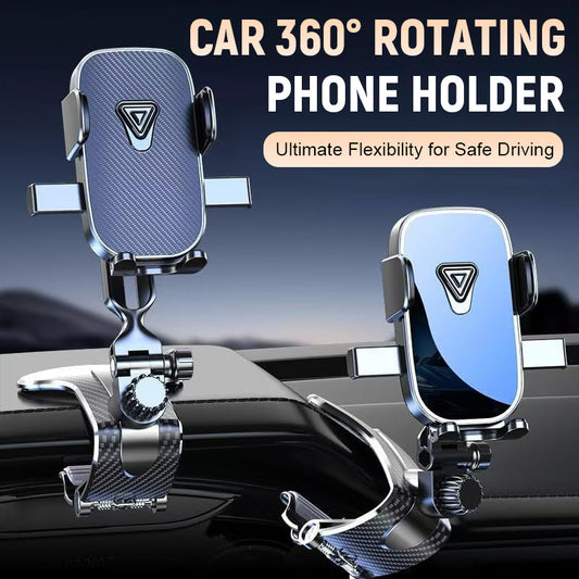 🚗 Supporto per telefono rotante a 360° per auto✨Ultima flessibilità per una guida sicura✨