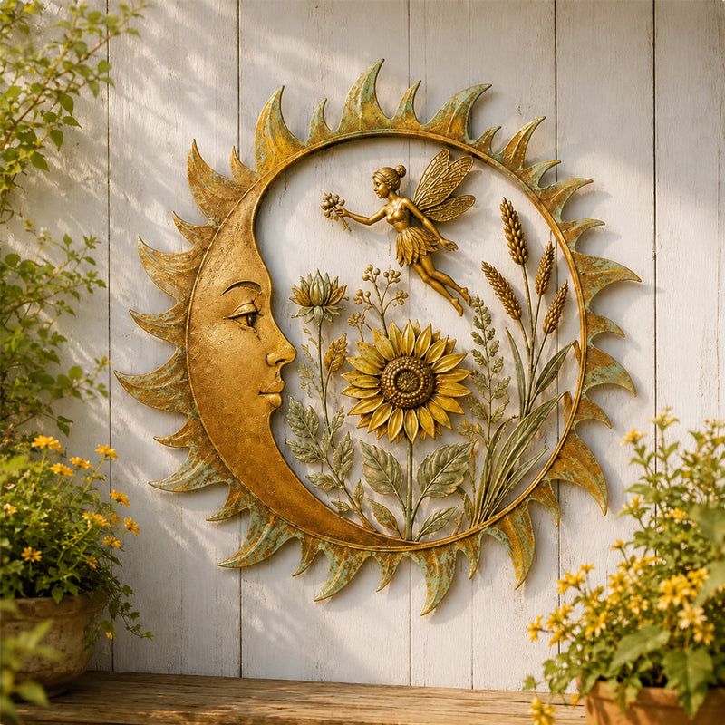 🌞 Collezione di decorazioni da parete “Vintage Sun Garden