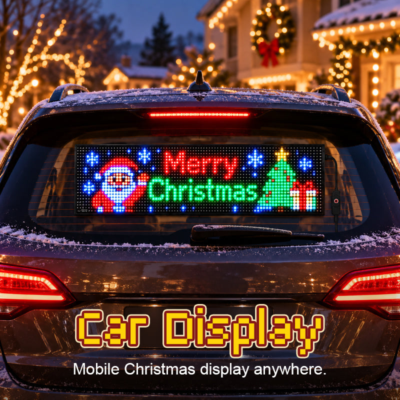 Display LED pixel natalizio intelligente controllato tramite ap
