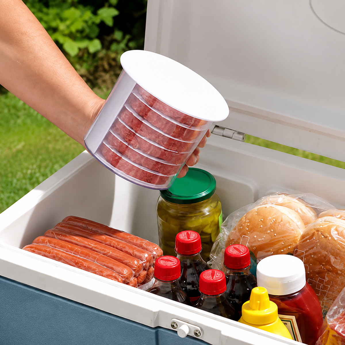 🍔 Formatore per hamburger: per preparare facilmente hamburger fatti in cas