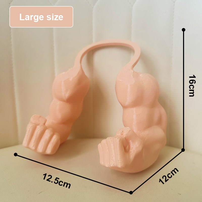 Accessorio parodistico stampato in 3D per animali domestici: braccio di Hulk con collare a girocollo