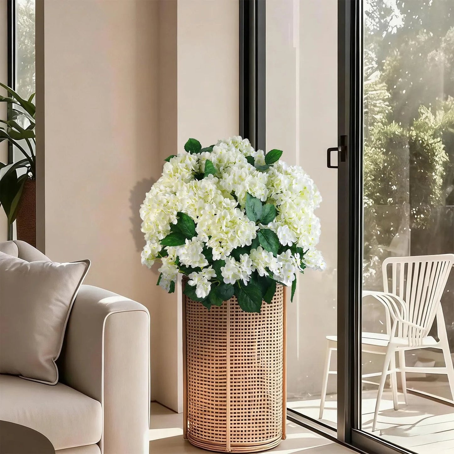 🌼Ortensie artificiali per esterni – resistenti ai raggi UV, impermeabili e resistenti al vento💐